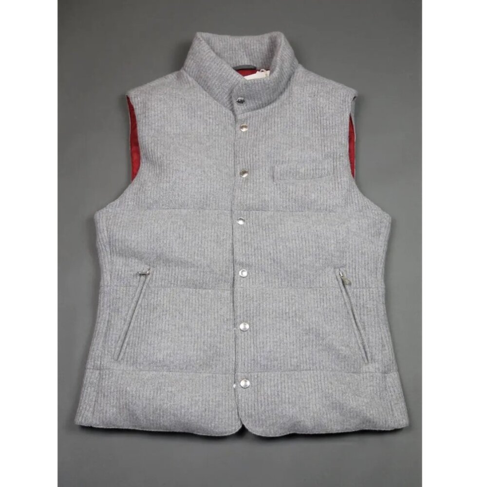 100% Cashmere Goose Down Vest 48IT - NWT Brunello Cucinelli